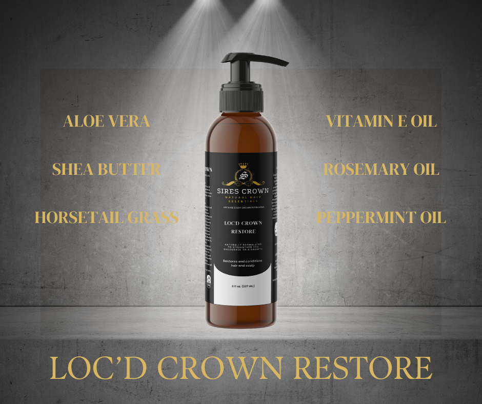 Loc'd Crown Restore - 8 oz - Hydrating Conditioner with Aloe and Vitamin E
